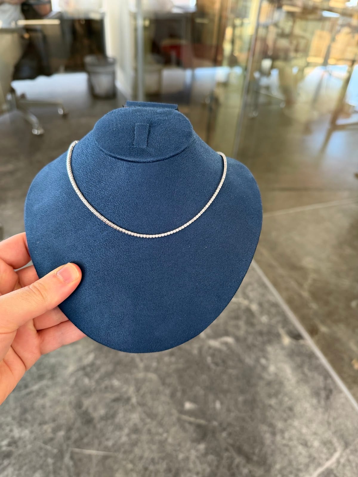 Collar Tennis de Diamante