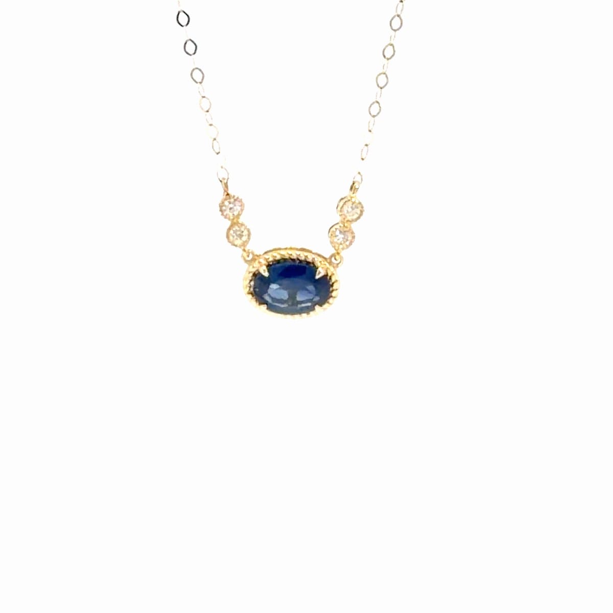 Collar Tennis de Diamante en Oro Blanco