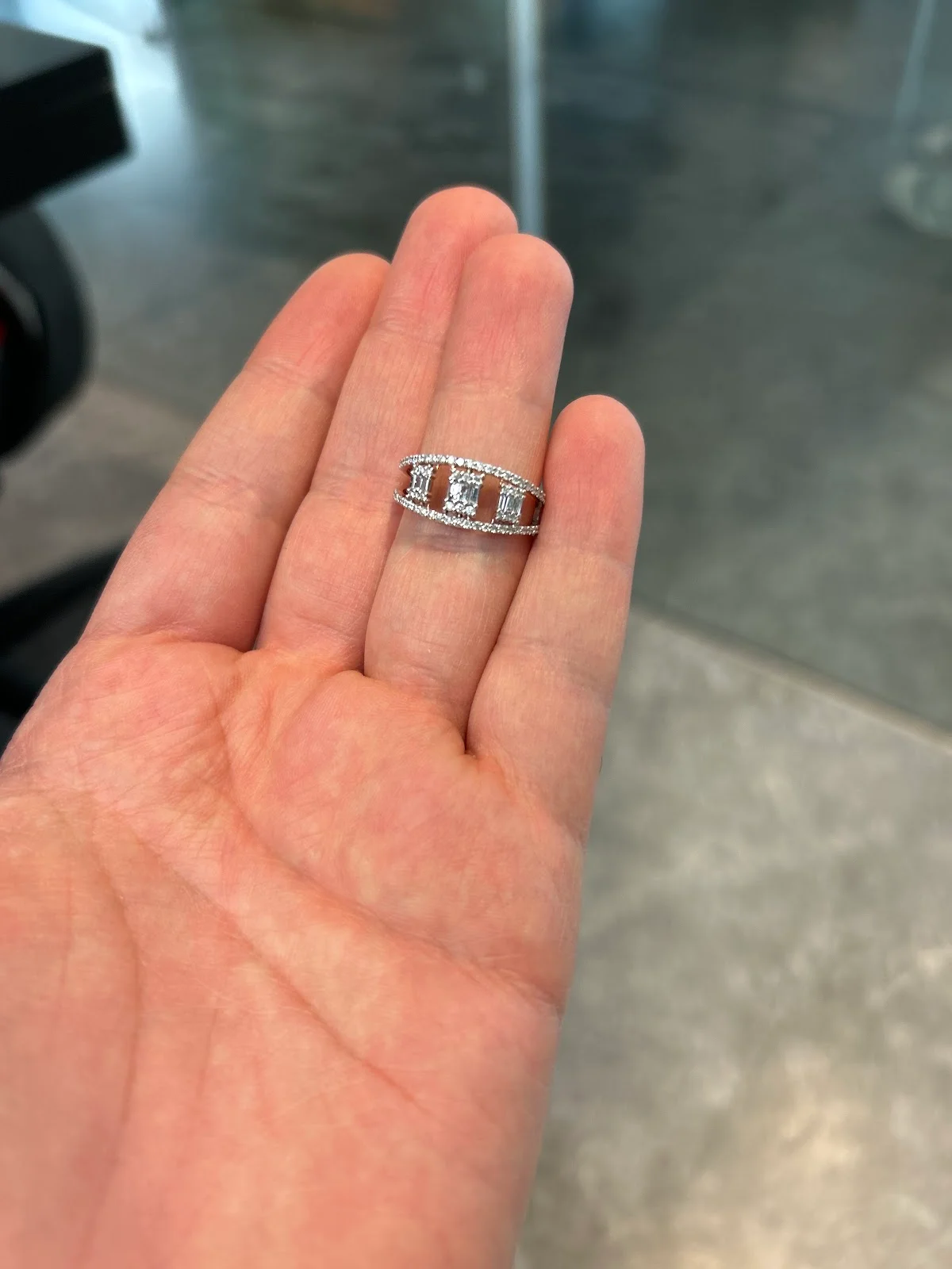 Anillo De Diamante En Oro Rosa De 14K